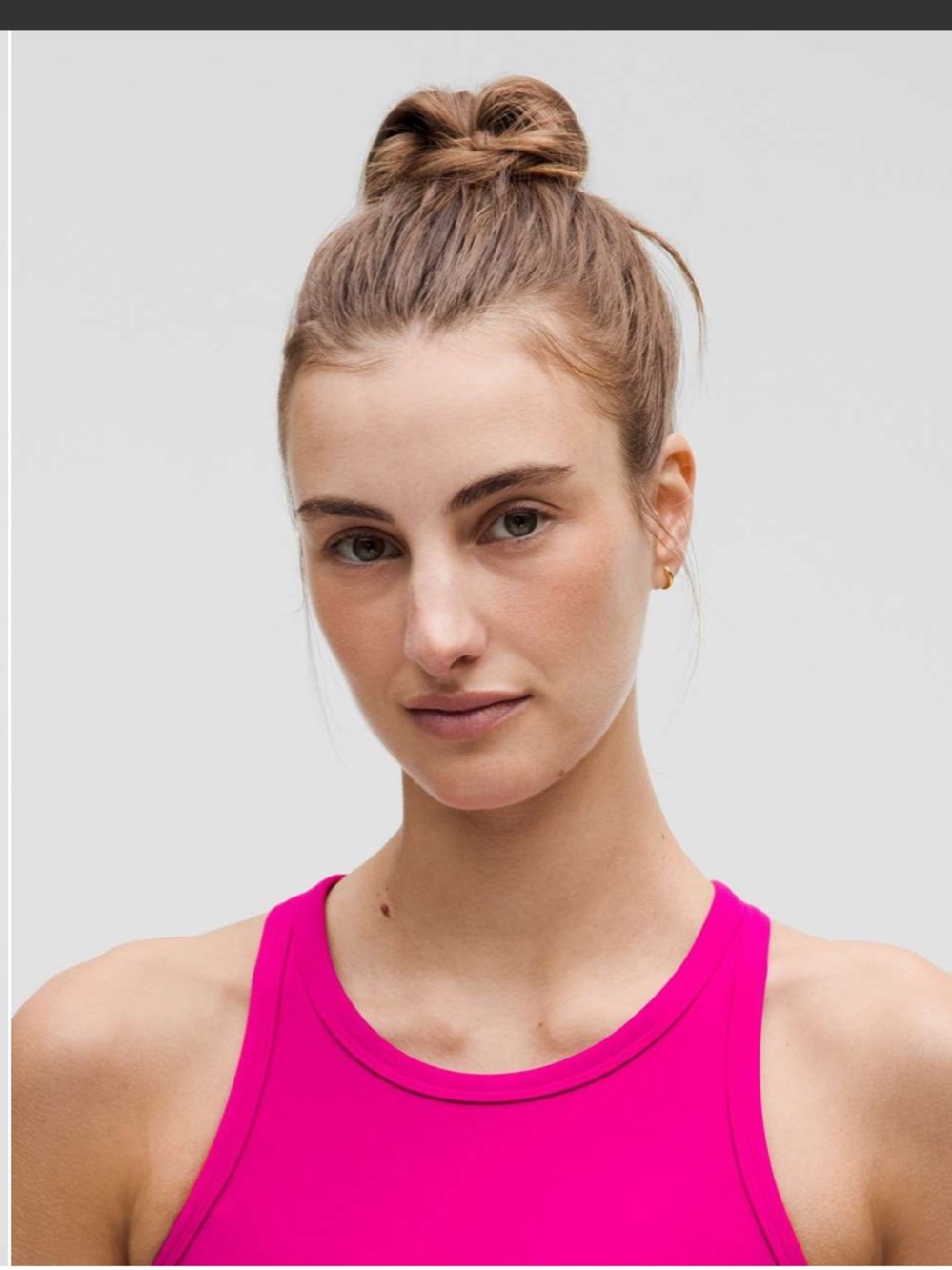 Lululemon Align Waist-Length Racerback Tank Top Ripened Raspberry size 10 - Picture 2 of 5